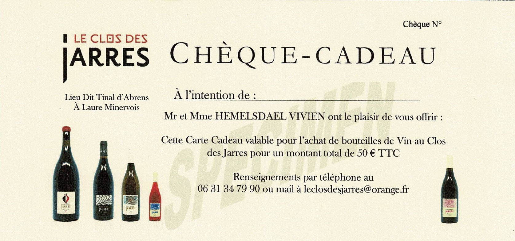Wine Vouchers